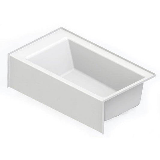 Aquatic 6636SMIN Alcove Bathtub
