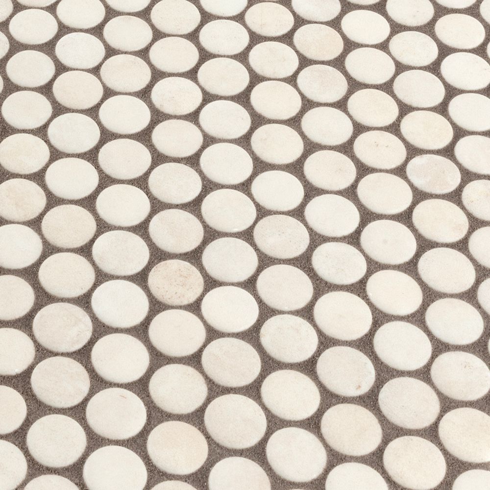 Sierra Penny Mosaic Cream  40258 - Jeffrey Court (Please Call us for Special Pricing)