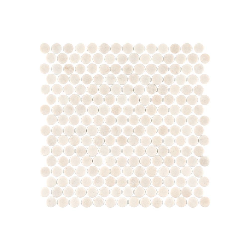 Sierra Penny Mosaic Cream  40258 - Jeffrey Court (Please Call us for Special Pricing)