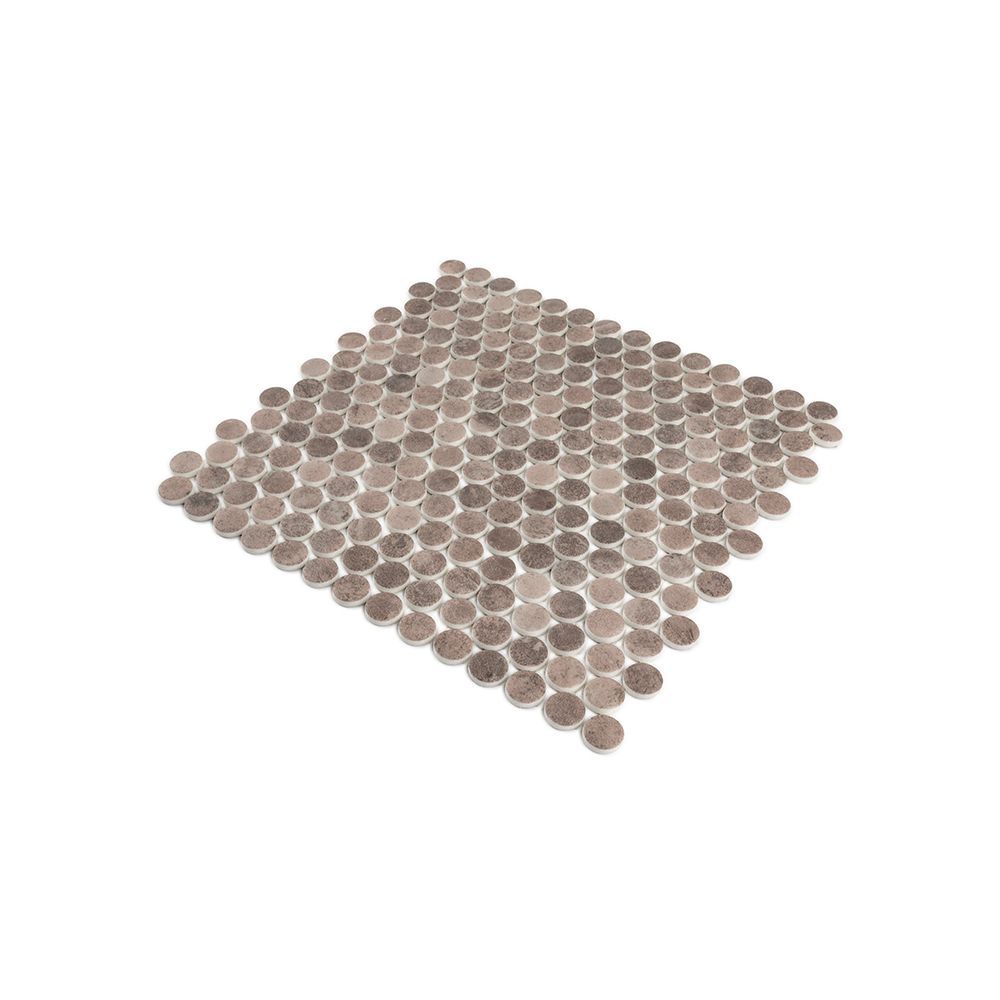 Sierra Penny Mosaic Brown  40260- Jeffrey Court (Please Call us for Special Pricing)