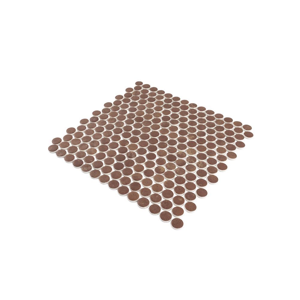 Sierra Penny Mosaic Clay  40262 - Jeffrey Court (Please Call us for Special Pricing)