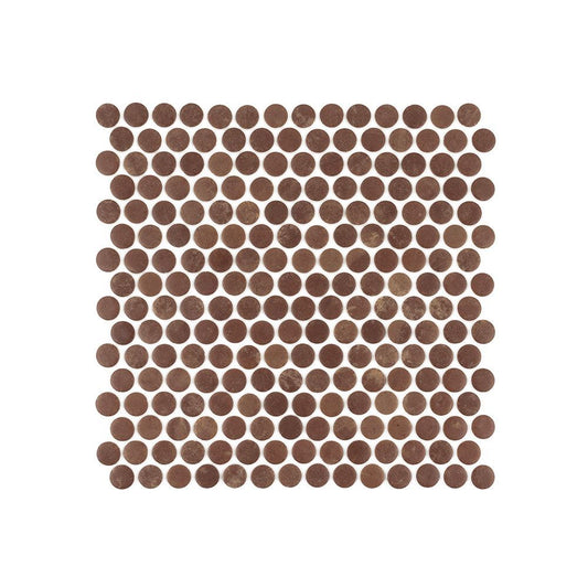 Sierra Penny Mosaic Clay  40262 - Jeffrey Court (Please Call us for Special Pricing)