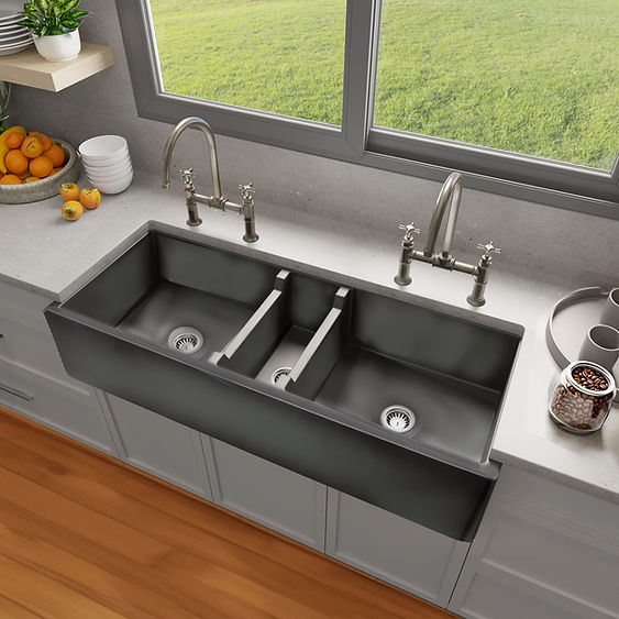NANTUCKET SINKS 47.25 Inch Farmhouse Apron Fireclay Sink FCFS4718  (FREE SHIPPING PROMO SEPTEMBER 2025)