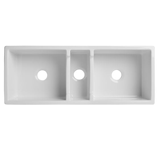 NANTUCKET SINKS 47.25 Inch Farmhouse Apron Fireclay Sink FCFS4718  (FREE SHIPPING PROMO SEPTEMBER 2025)