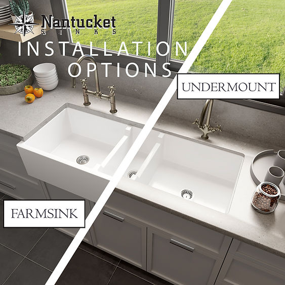 NANTUCKET SINKS 47.25 Inch Farmhouse Apron Fireclay Sink FCFS4718  (FREE SHIPPING PROMO SEPTEMBER 2025)