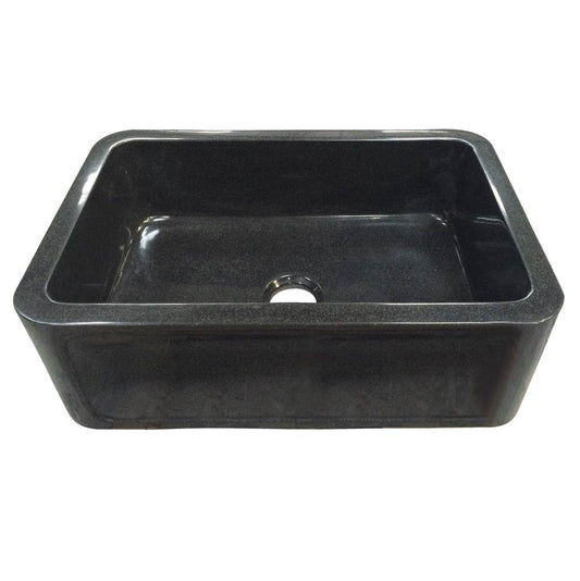 Barclay Ankra 33'' Polished GraniteSingle Bowl Farmer Sink, GPBL
