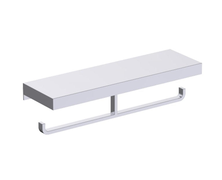 Kartners Hotel Items Double Toilet Paper Holder With Shelf (PLEASE CALL US FOR SPECIAL PRICING)