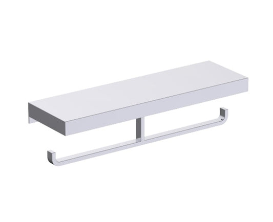 Kartners Hotel Items Double Toilet Paper Holder With Shelf (PLEASE CALL US FOR SPECIAL PRICING)