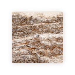 12" x 12" Polished Silver Travertine  74341 - Exotic Marble Collection (Please Call for Special Pricing)