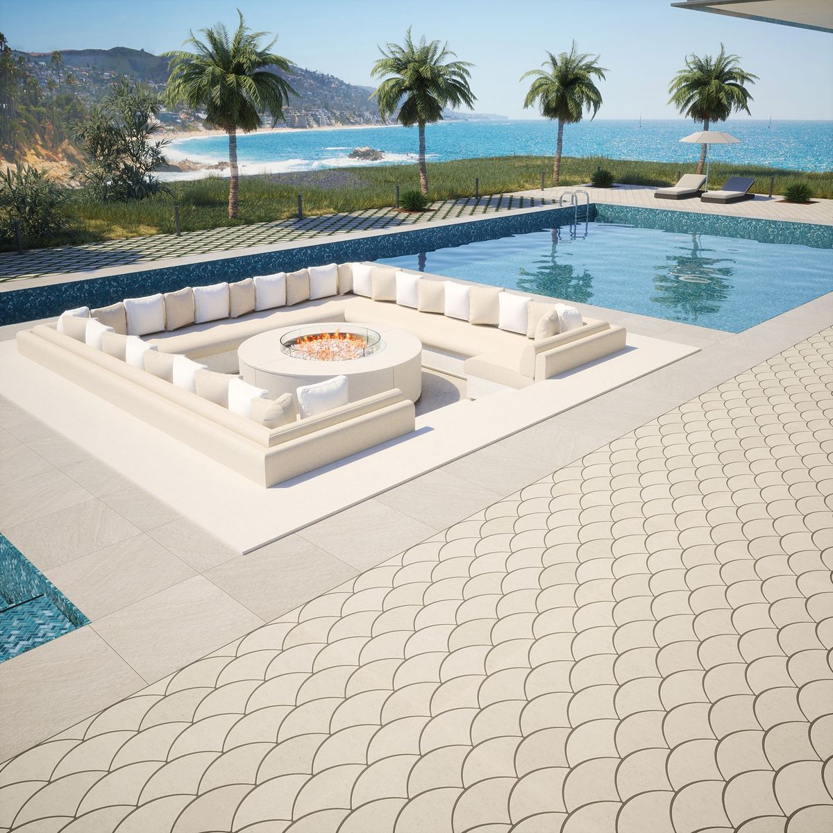 Scale Paver 8" x 15" Dust  990139 - Jeffrey Court (Please Call us for Special Pricing)