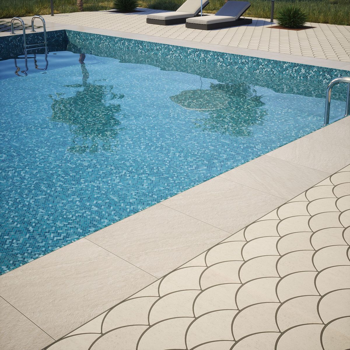 Scale Paver 8" x 15" Dust  990139 - Jeffrey Court (Please Call us for Special Pricing)