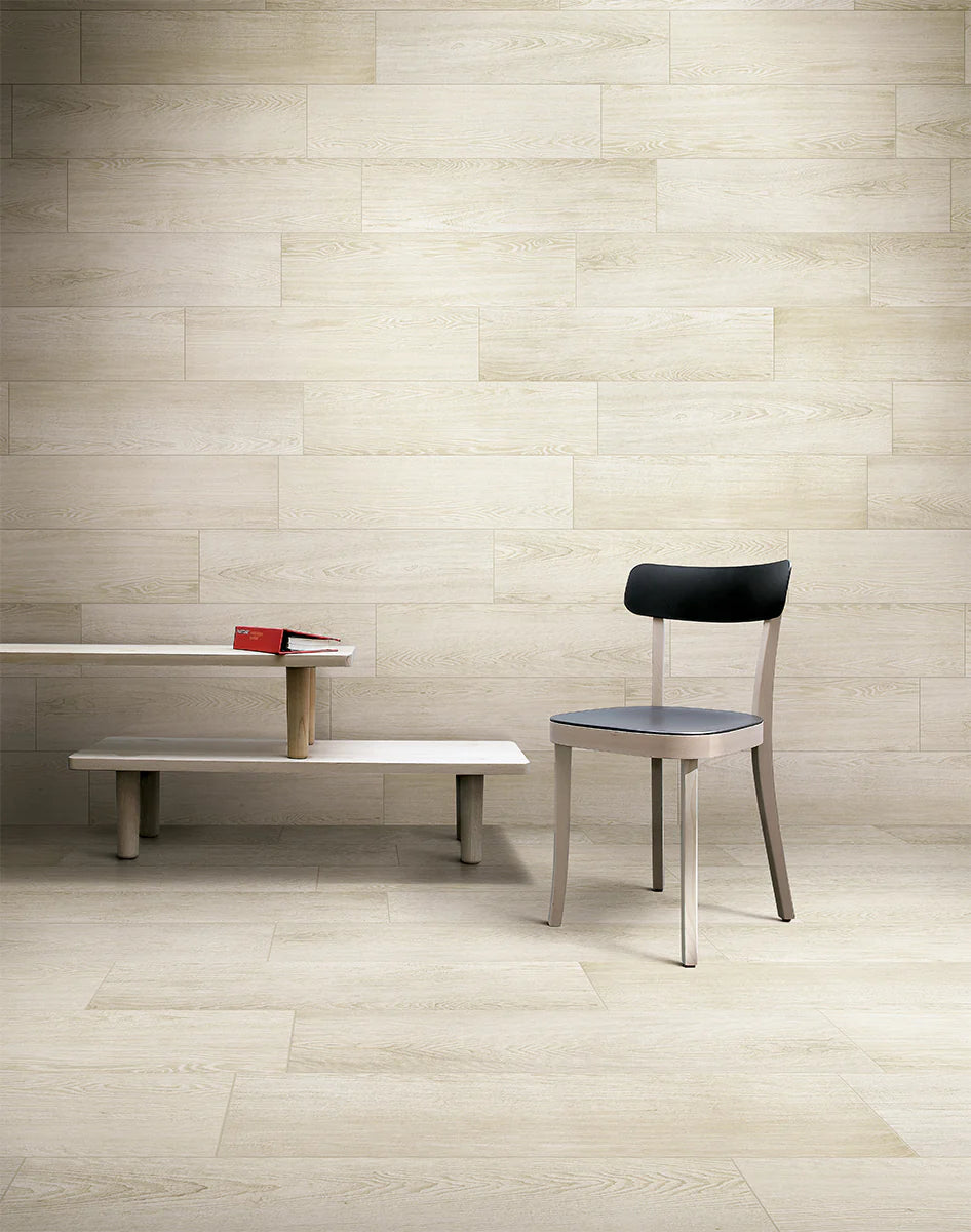 White Wood Look Porcelain Tile - Acorn Collection - (SUMMER SALE)