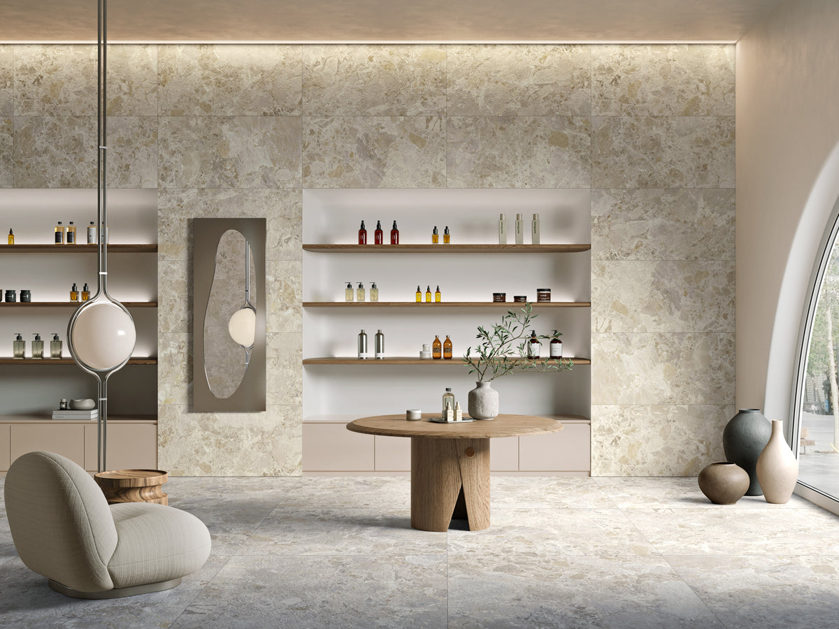 Italian Stone Look Porcelain Tile – Crumble Stone 24x24 MX