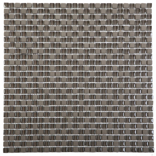 Aphrodite 3/8'' x 3/8'' Grigio Semi-Gloss 12'' x 12''