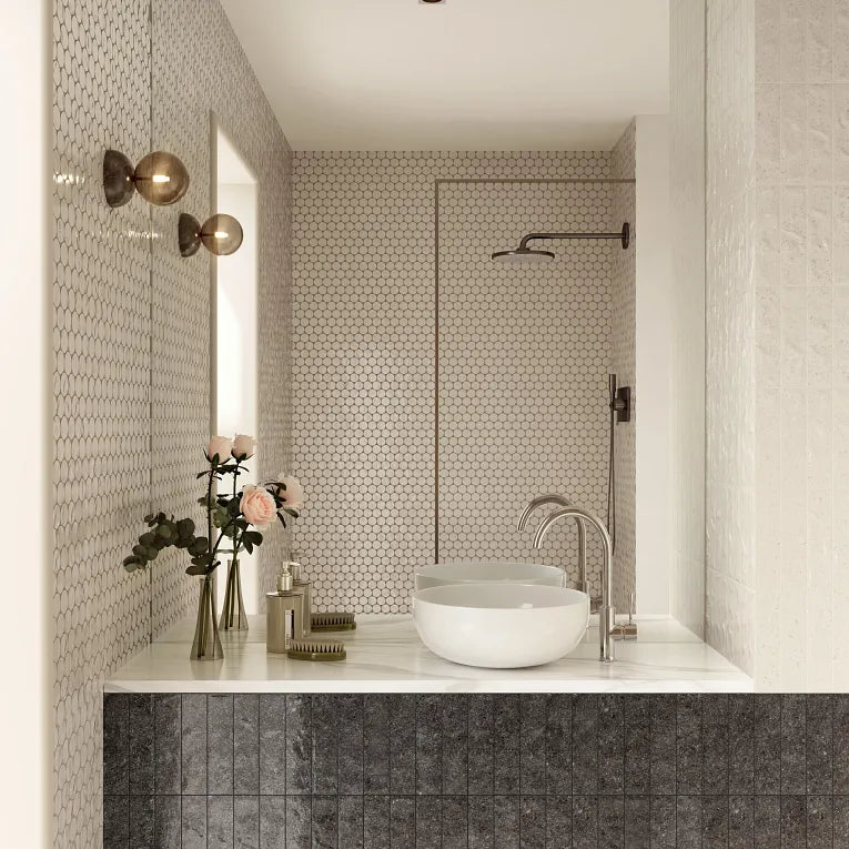 UMI HAZEL 2X9 SUBWAY TILE - MADE IN ITALY - (PLEASE CALL US FOR SPECIAL PRICING)