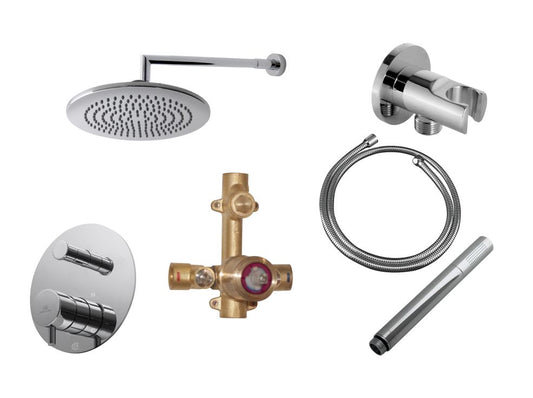 Porcelanosa Shower Assembly Round Chrome (PLEASE CALL US FOR SPECIAL PRICING)