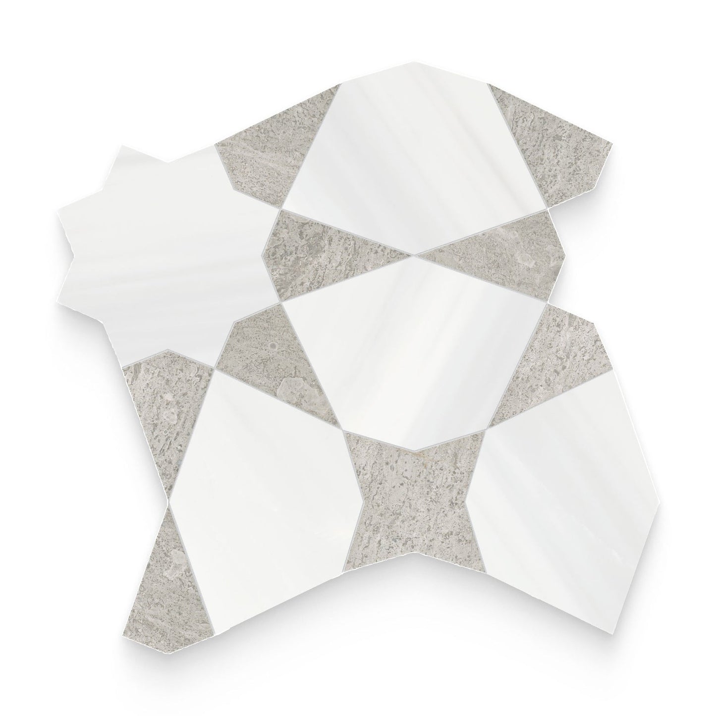 Celeste Grigio Honed Marble Mosaic