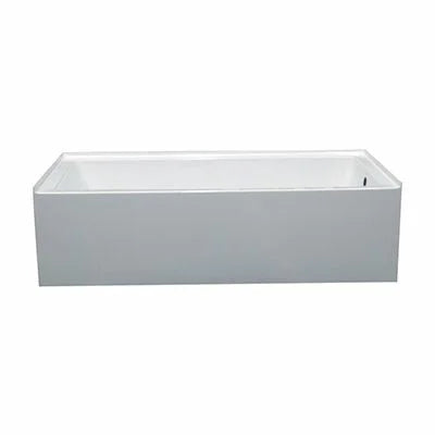 Porcelanosa City 60'' x 32'' Drain Left with Apron  Glossy White