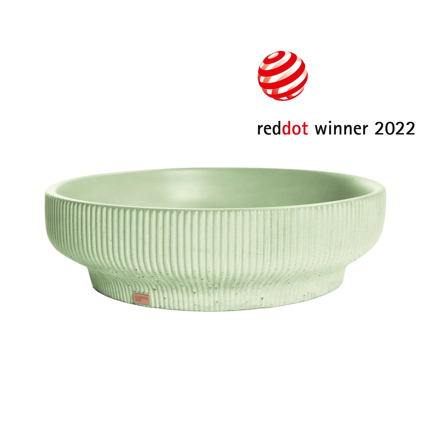 Concrete Vessel Sink Hasu Collection 14.5'' Length x 14.5'' Width x  4.3'' Depth