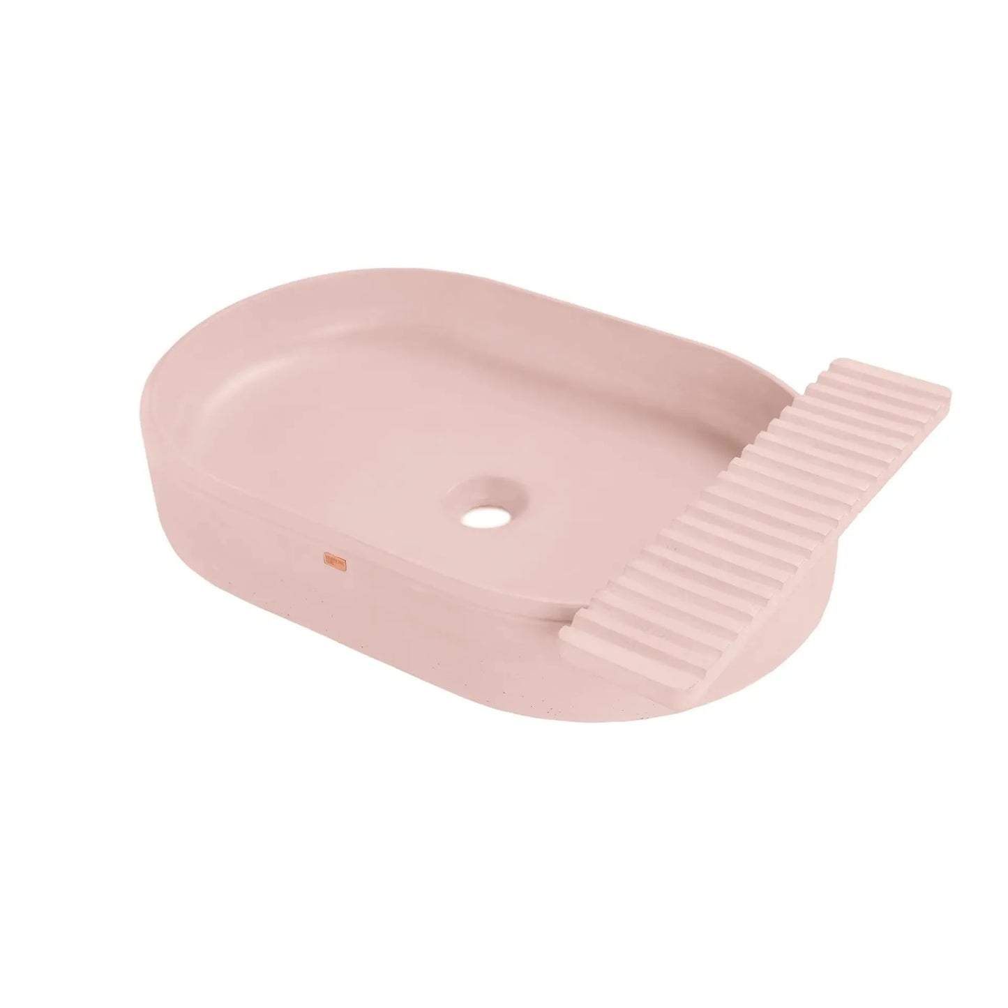 Concrete Vessel Sink Cure Collection 22.4'' Length x 14.5'' Width x 4.3'' Depth