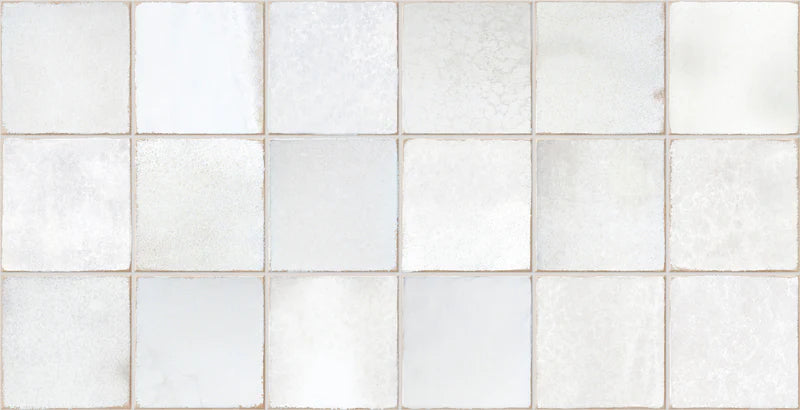 SOGNARE ZELLIGE SMART SET - CLAY WHITE 13"X25" - (NEW COLLECTION)