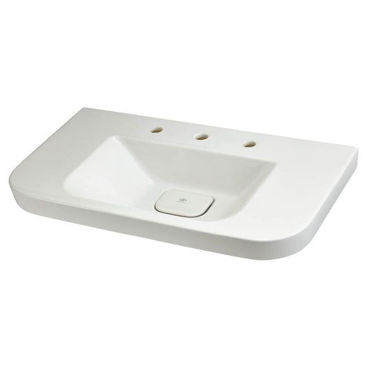 DXV 33 in. Wall Hung Sink, 3 hole