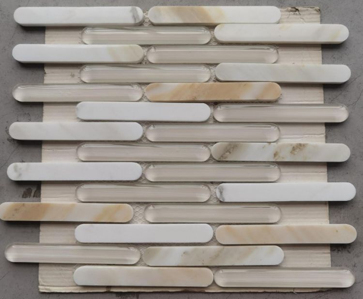 ELY Bamboo Calacatta Gold 11.75'' x 11.75'' (please call for stock and special pricing)