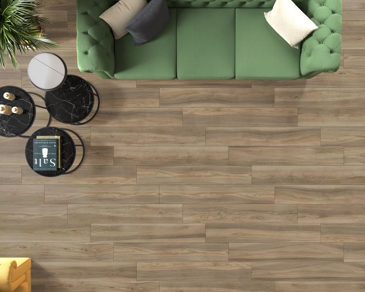 ELY Harper Taupe 8'' x 48''