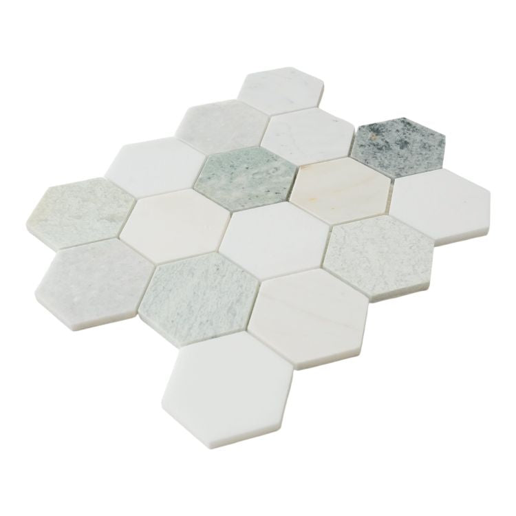 ELY Hexagon Spring Honed 3'' Hexagon 11.75'' x 10''