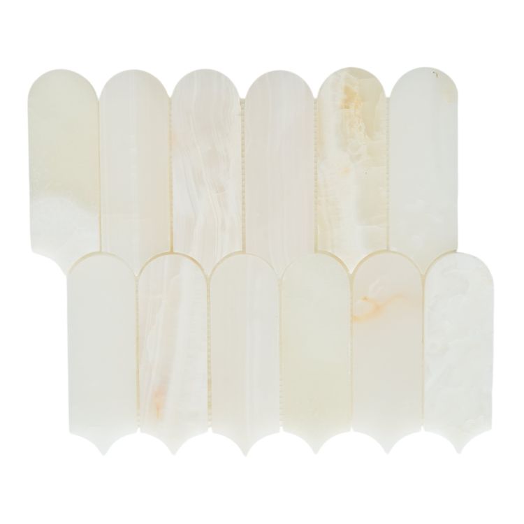 ELY Piano Onyx White Polished 10'' x 11.75''