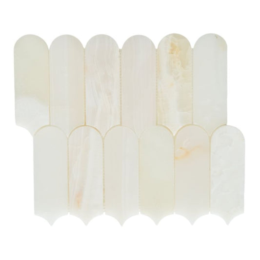 ELY Piano Onyx White Polished 10'' x 11.75''