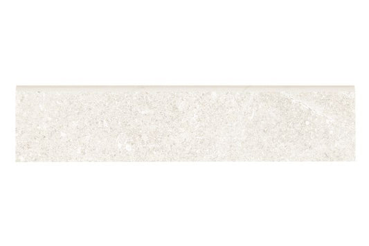 ELY Untamed Wander White Bullnose 3'' x 12'' Porcelain