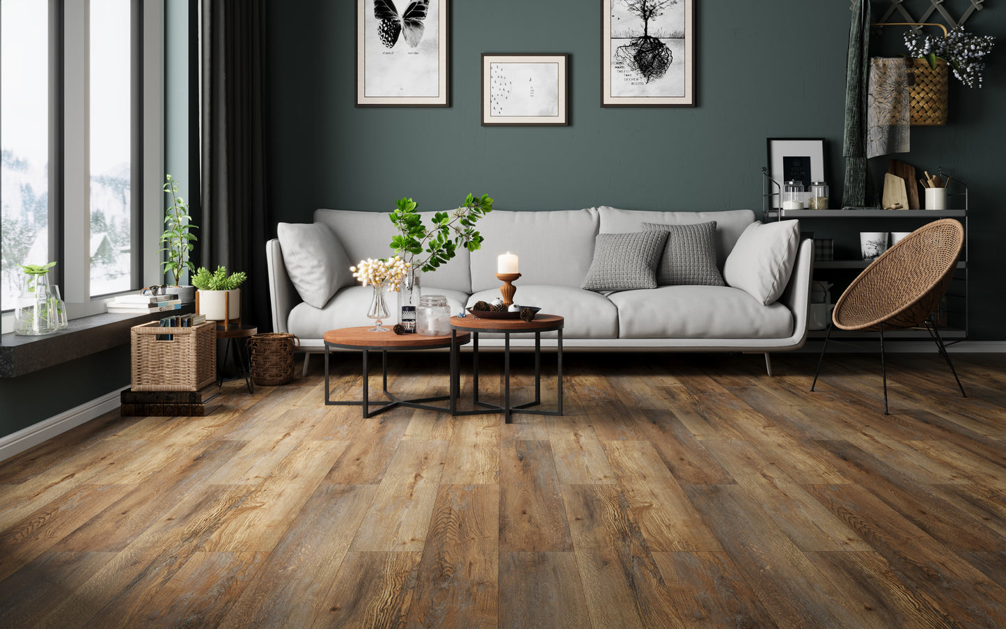 Evolux Powell 20mil Collection Glue Down LVT 7'' x 48'' (SALE)