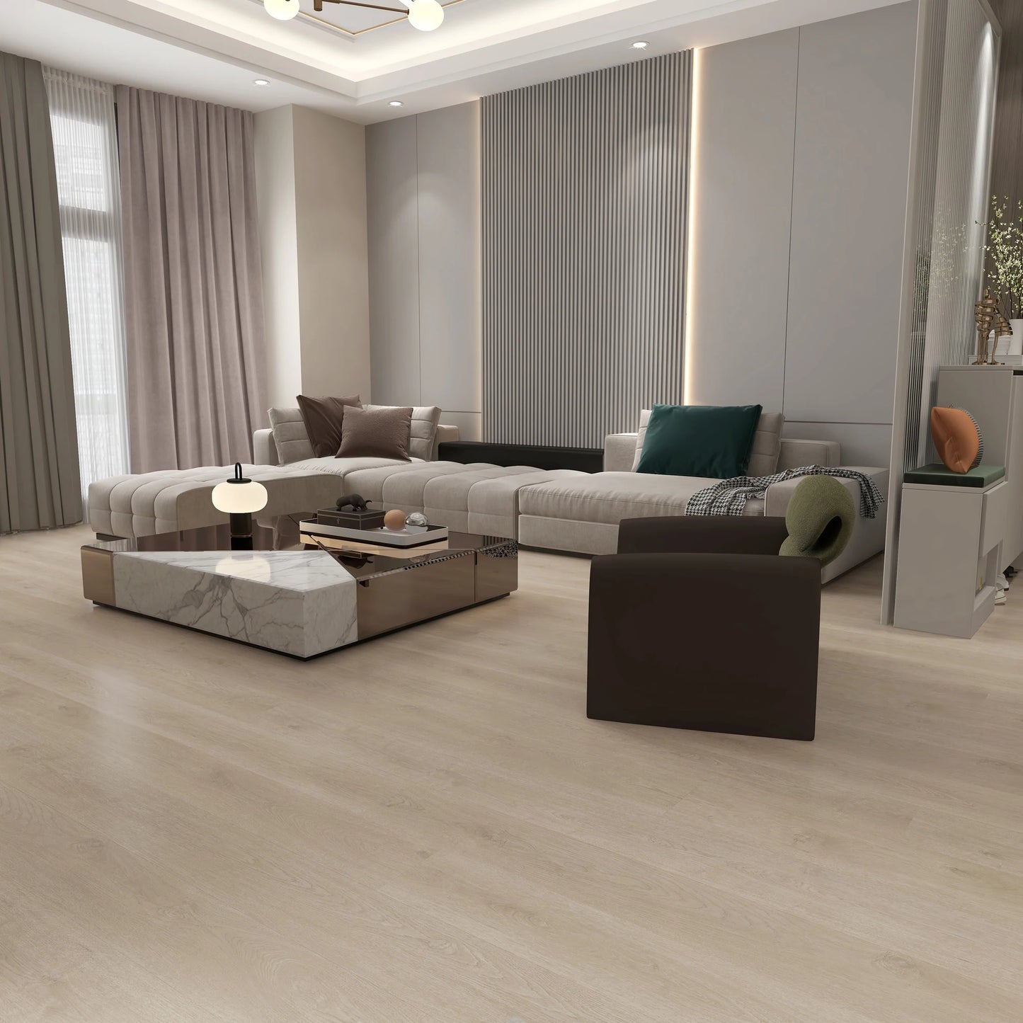 Evolux Whisper Woods Lite 8MM - 22mil LVT Collection 9'' x 60'' (SALE)
