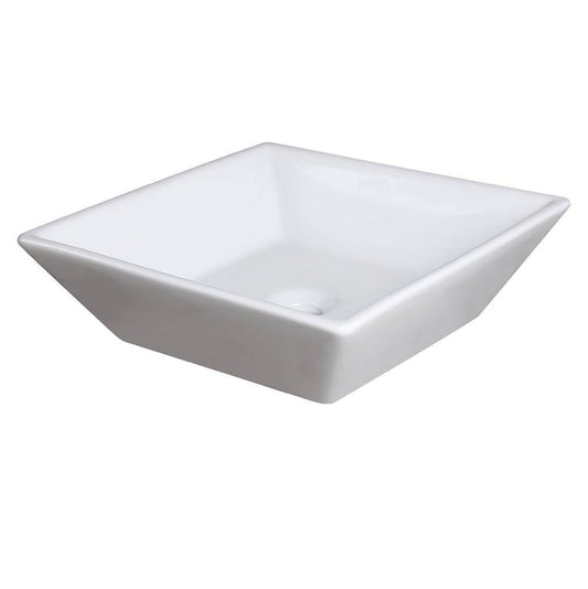 Fresca Bath Fresca Torino White Vessel Sink