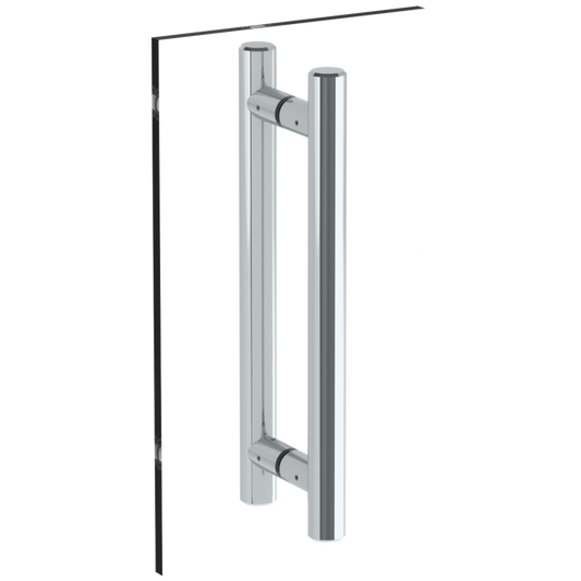 WATERMARK Titanium 22 Titanium 12" Double shower door pull/ glass mount towel bar GB21-DDP (ON SALE)