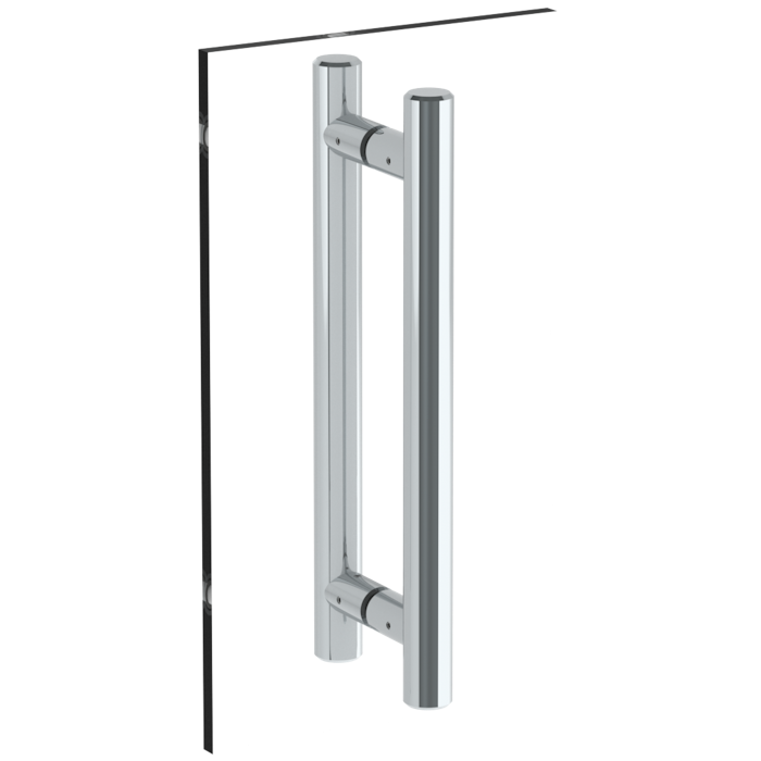 WATERMARK Titanium 22 Titanium 12" Double shower door pull/ glass mount towel bar GB21-DDP (ON SALE)