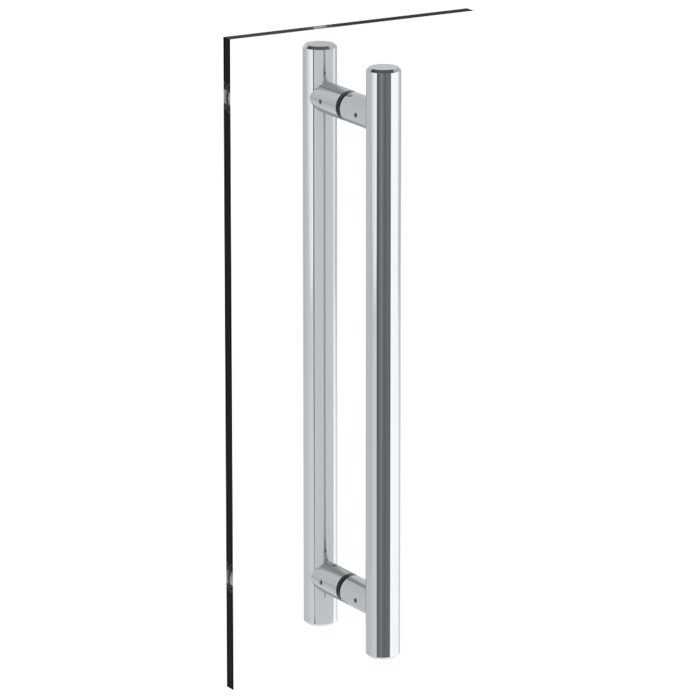 WATERMARK Titanium 22 Titanium 18" Double shower door pull/ glass mount towel bar GB23-DDP (ON SALE)