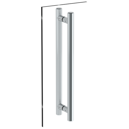 WATERMARK Titanium 22 Titanium 18" Double shower door pull/ glass mount towel bar GB23-DDP (ON SALE)