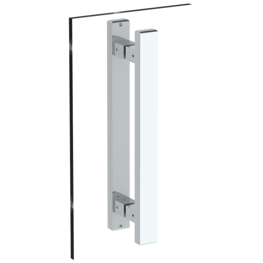 WATERMARK Edge 35 Rectangular 12" Double shower door pull/ glass mount towel bar GB31-DDP (ON SALE)