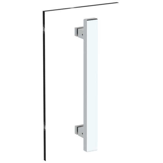 WATERMARK Edge 35 Rectangular 12" shower door pull/ glass mount towel bar GB31-GDP (ON SALE)