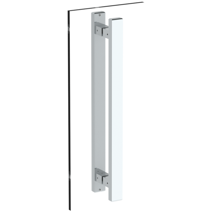 WATERMARK Edge 35 Rectangular 18" Double shower door pull/ glass mount towel bar GB33-DDP (ON SALE)