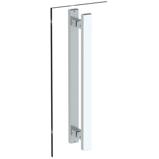 WATERMARK Edge 35 Rectangular 18" Double shower door pull/ glass mount towel bar GB33-DDP (ON SALE)