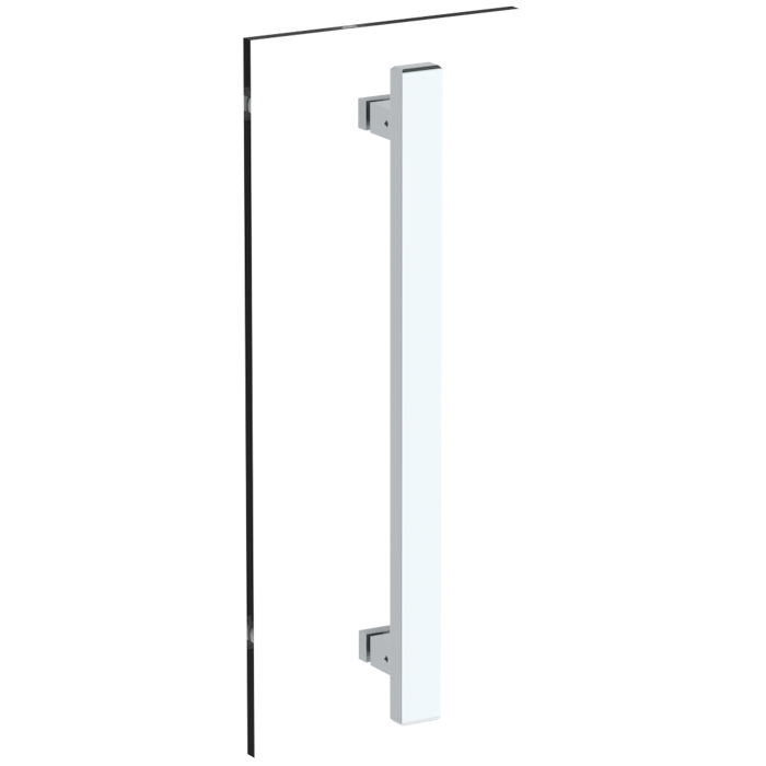 WATERMARK Edge 35 Rectangular 18" shower door pull/ glass mount towel bar GB33-GDP (ON SALE)