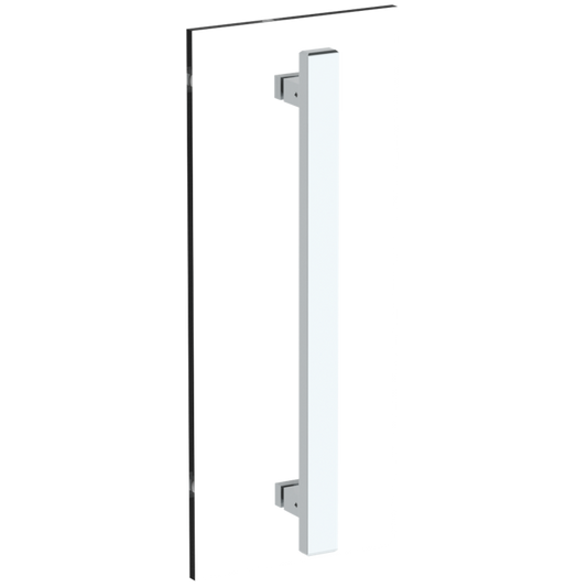 WATERMARK Edge 35 Rectangular 18" shower door pull/ glass mount towel bar GB33-GDP (ON SALE)