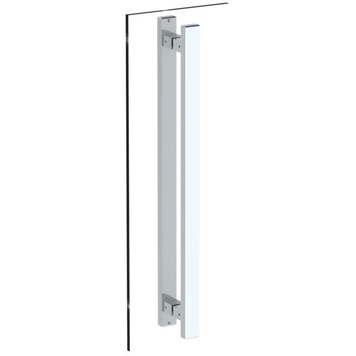WATERMARK Edge 35 Rectangular 24" Double shower door pull/ glass mount towel bar GB34-DDP (ON SALE)