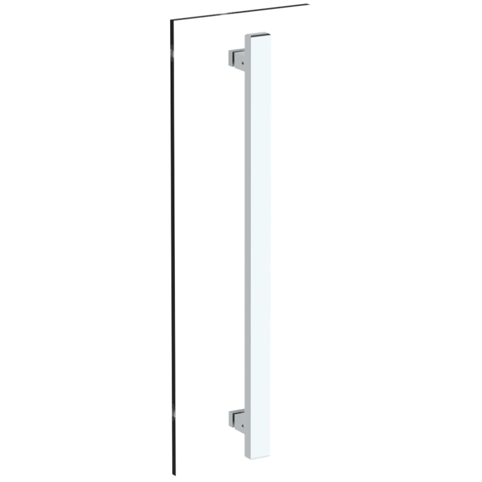 WATERMARK Edge 35 Rectangular 24" shower door pull/ glass mount towel bar GB34-GDP (ON SALE)