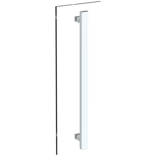 WATERMARK Edge 35 Rectangular 24" shower door pull/ glass mount towel bar GB34-GDP (ON SALE)