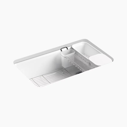 Kohler Riverby 33'' Undermount Single Bowl WorkStation Kitchen Sink