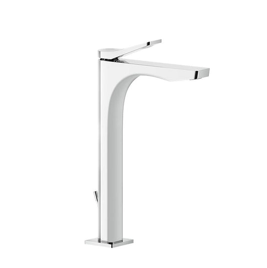 Gessi Tall Single Lever Washbasin Mixer With Pop-Up Assembly